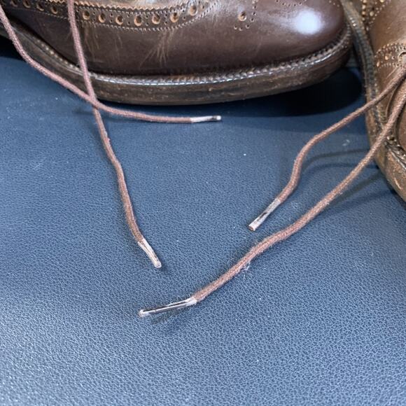 Alan McAfee Men Brown Wing Tip Dress Men’s Shoe size 10 E London Leather Lace Up main image 10